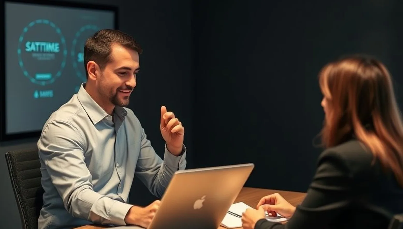 Professional executive coaching session with team